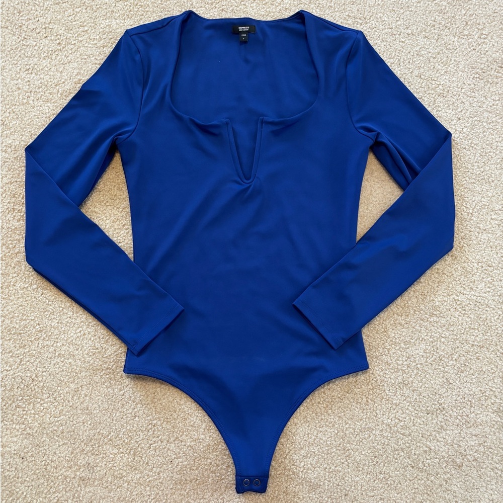 Express Body Contour Long Sleeve Bodysuit Size Small